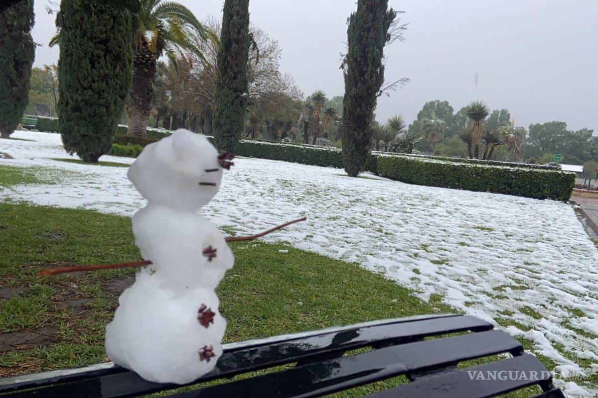 Nevada sorprende a Monclova en vísperas de la primavera