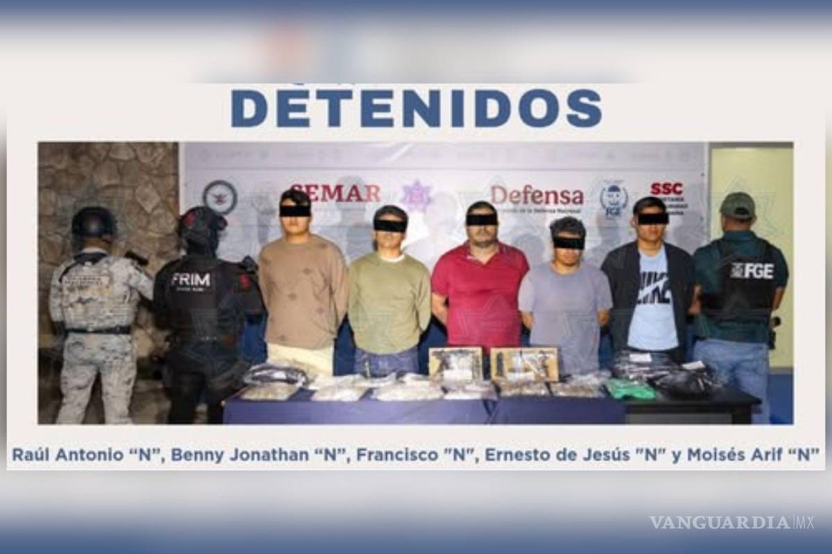 Policía de Cancún detiene a 5, entre ellos el ‘Pancho Tamaulipas’, objetivo prioritario de Quintana Roo