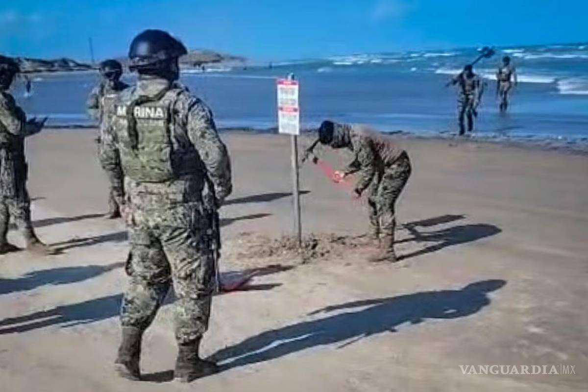Polémica en Playa Bagdad: estadounidenses colocan letreros de ‘zona restringida’ y Marina los desmantela