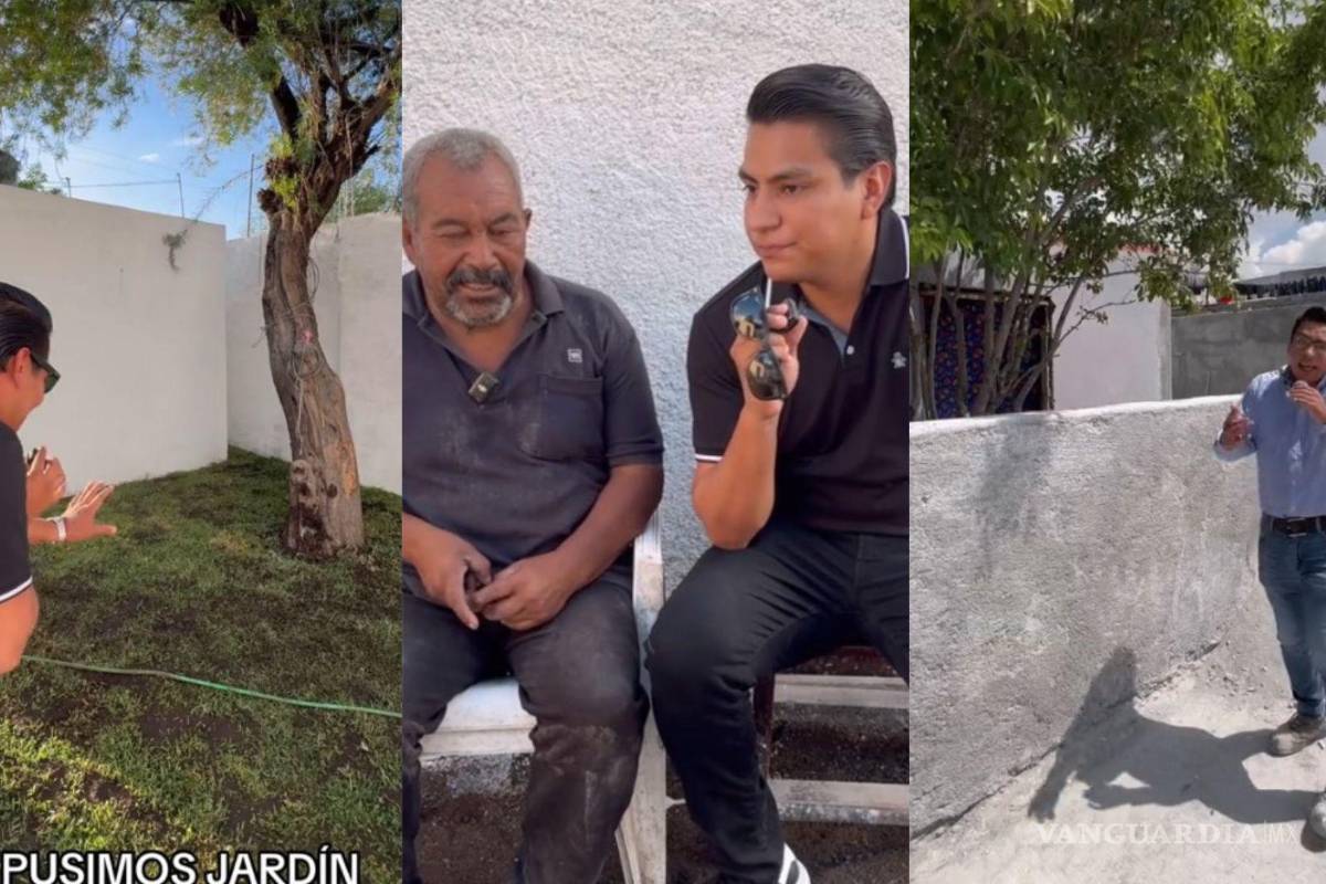 Saltillo: Don Carmelo recibe su casa remodelada, obsequio del arqui Juve 3D, pero su reacción divide a las redes