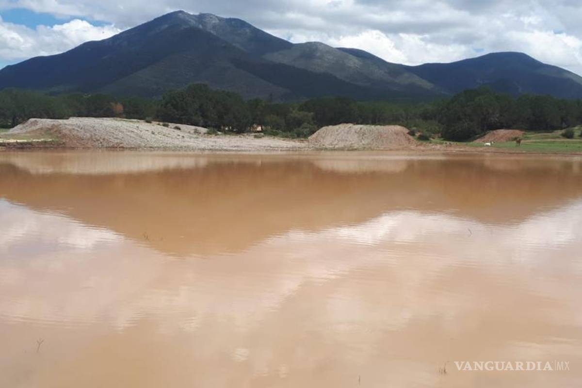 Abrevaderos captan más agua gracias a desazolve en Saltillo