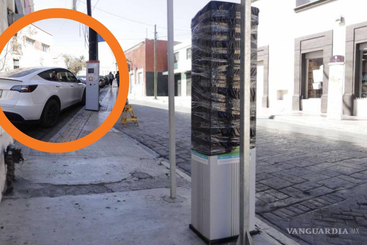 Denuncian supuesto vandalismo en parquímetros inteligentes del Centro de Saltillo
