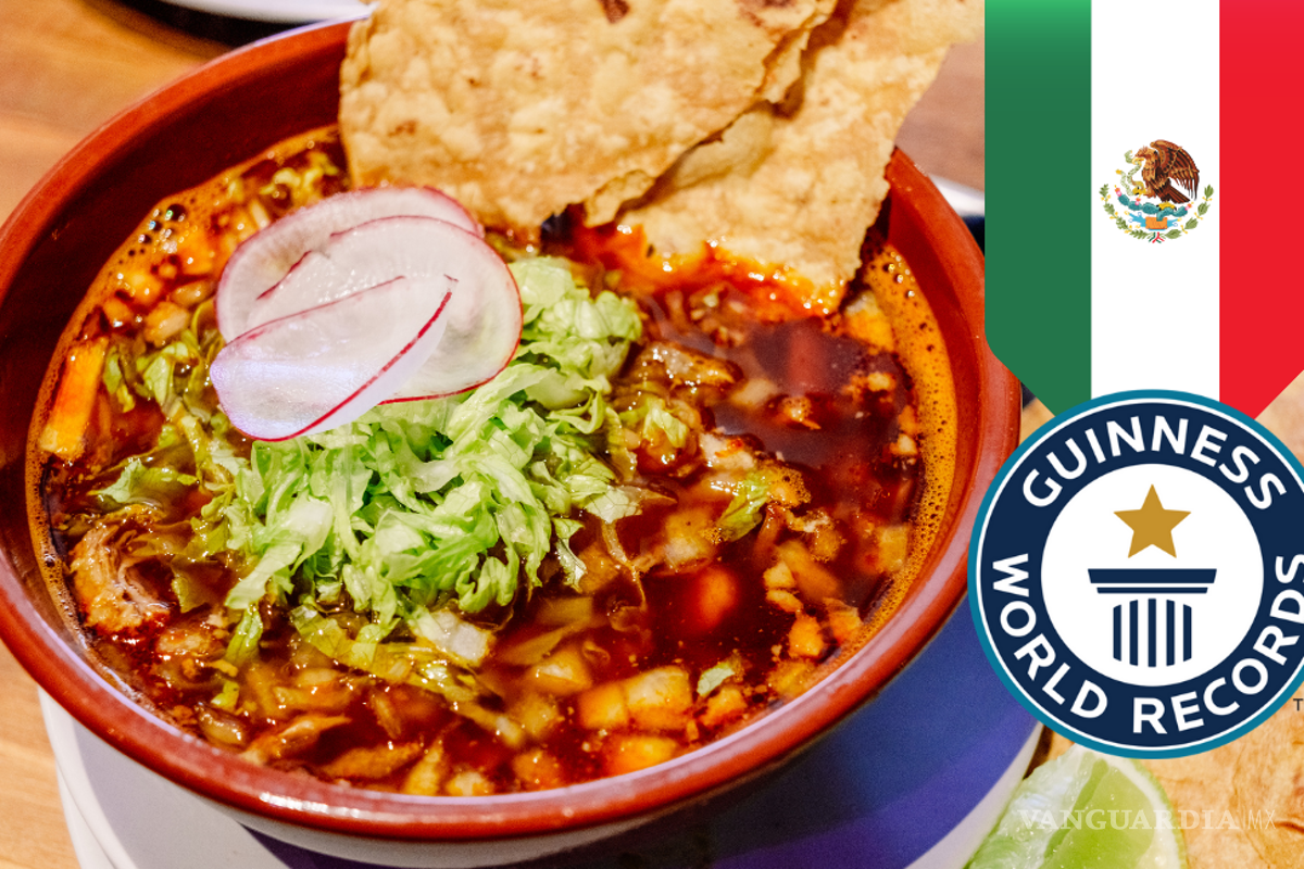 México se lleva Récord Guinness por el pozole más grande del mundo; pesó más de mil 800 kilos