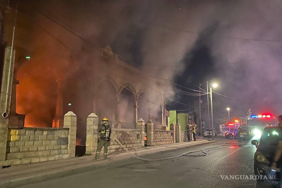 Saltillo: queman adictos casa con más de 100 años de antigüedad; se reactiva el siniestro