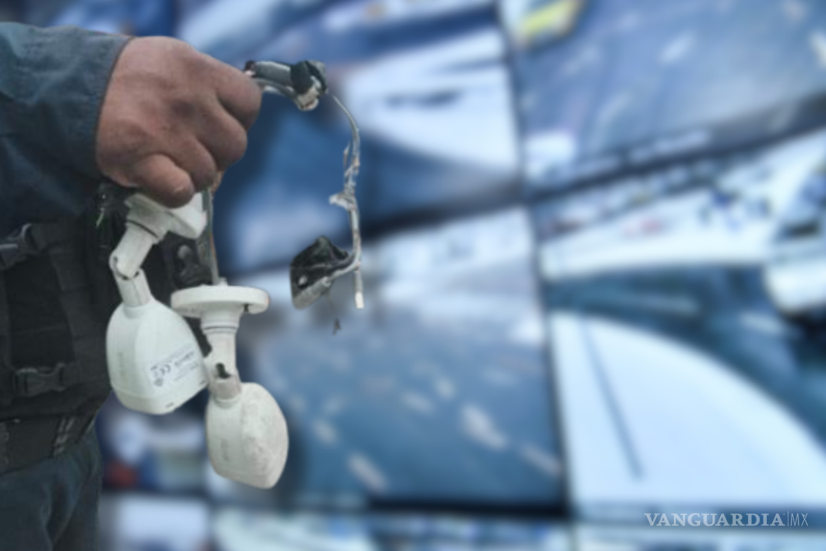 Hallan sistema de videovigilancia instalado por el crimen organizado en postes de luz, en Nuevo León