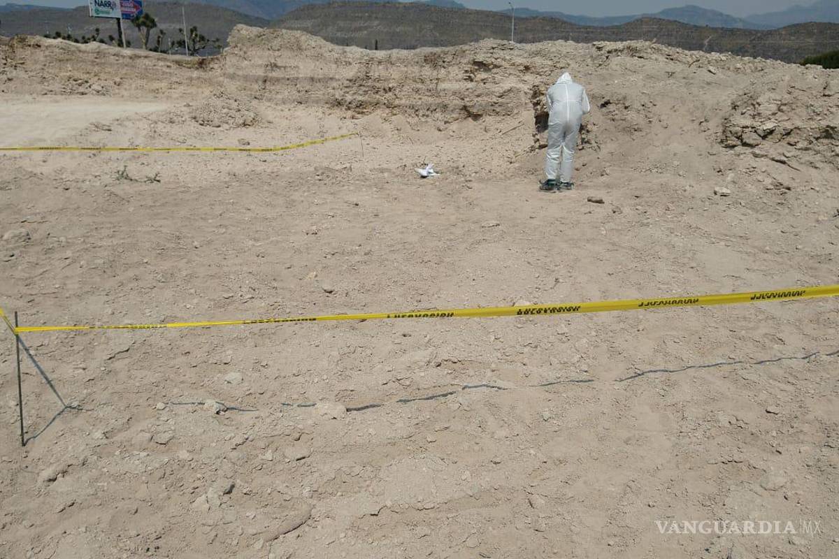 Localizan osamenta al sur de Saltillo; un cráneo y un fémur fueron hallados en un terreno