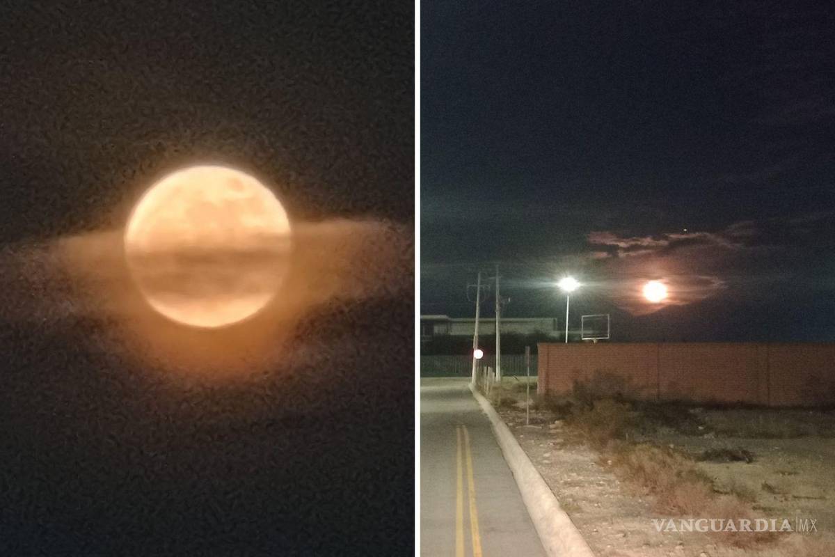¿La viste? Superluna del Ciervo ‘enamora’ a Saltillo; usuarios de Facebook la captan en cámara