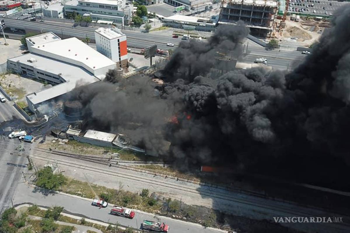 Incendio de gran magnitud en Santa Catarina, NL, deja dos muertos