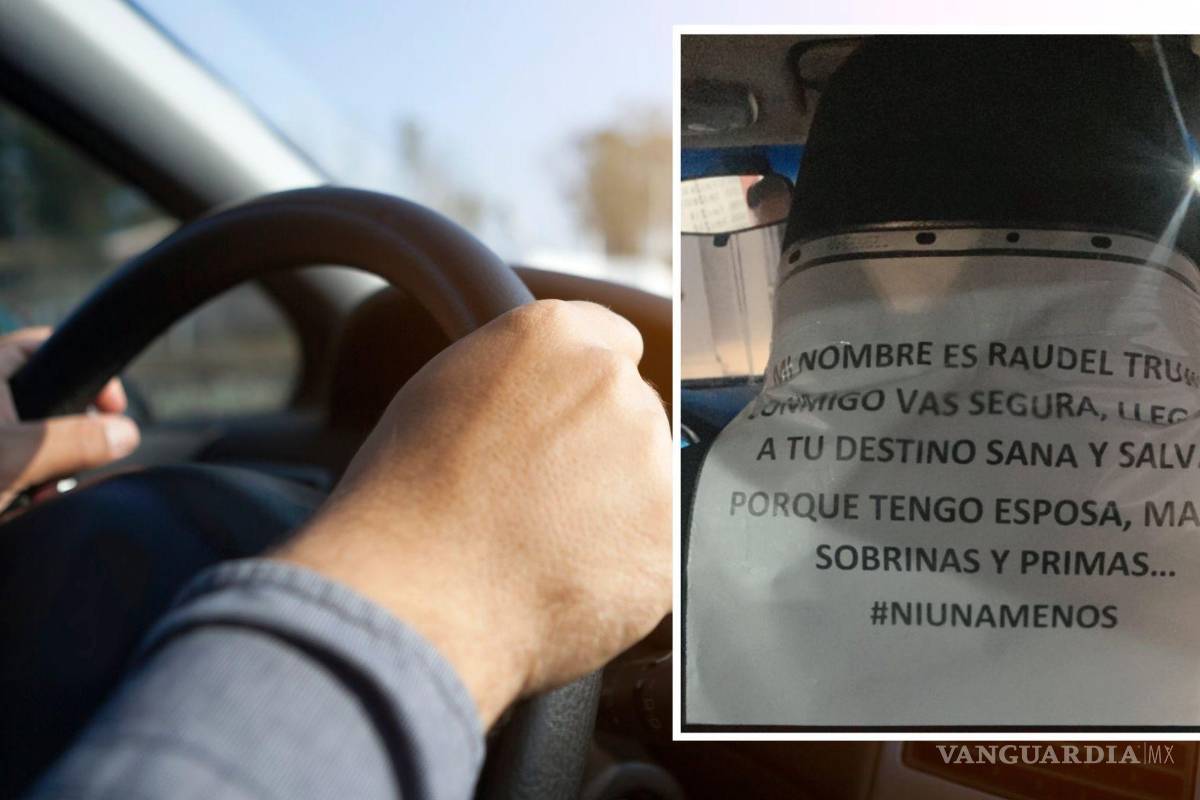 ‘Conmigo vas segura’; el mensaje de un InDriver de Saltillo a sus pasajeras