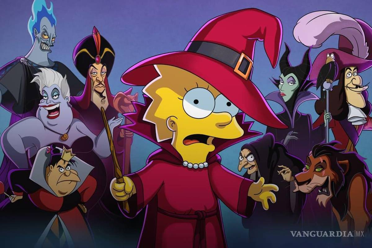 ‘Se une’ Lisa Simpson a los Villanos de Disney en cortometraje