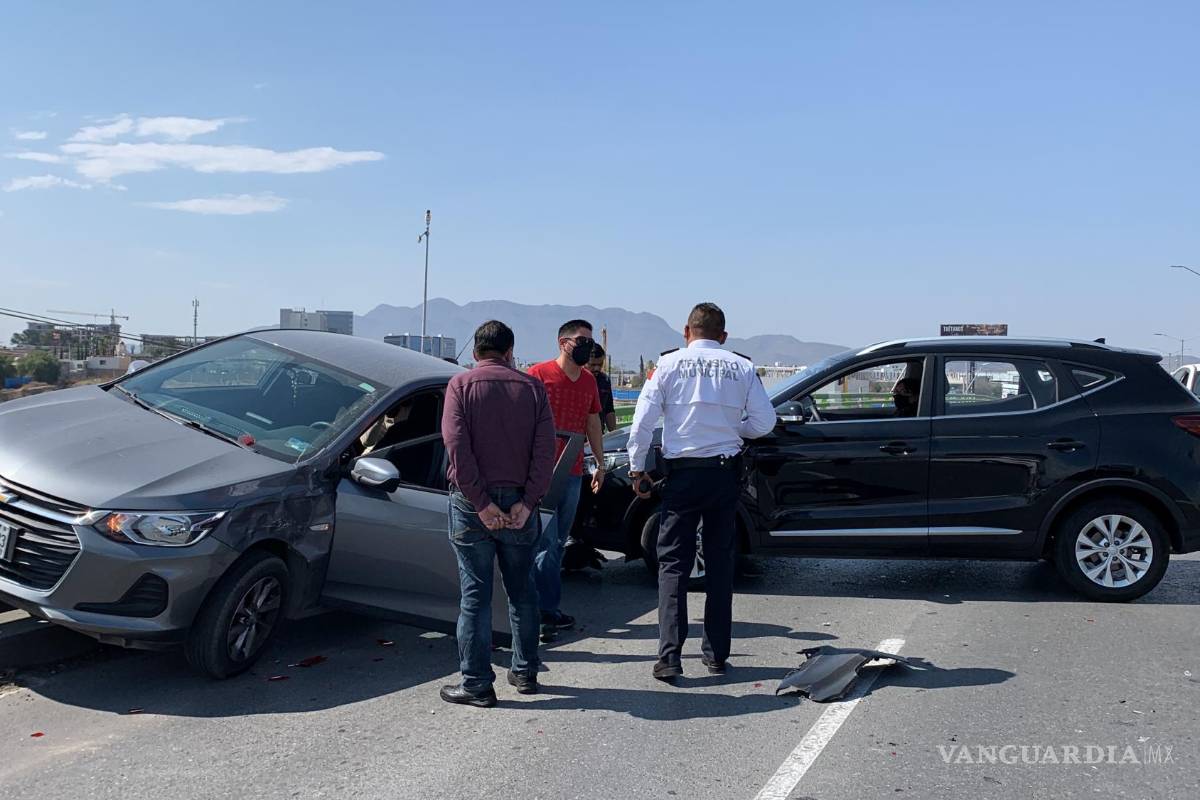 Por exceso de velocidad causa accidente en Saltillo; ‘es que soy de Monterrey’