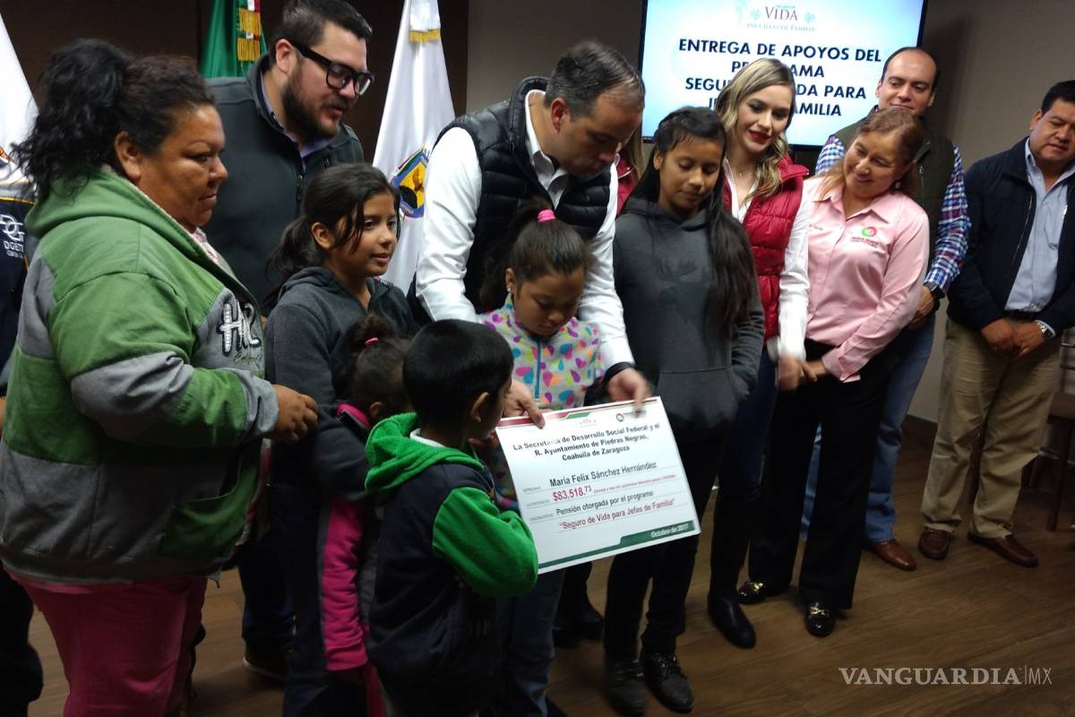 Beneficiadas en Coahuila más de 130 mil por el programa &quot;Jefas de Familia&quot;