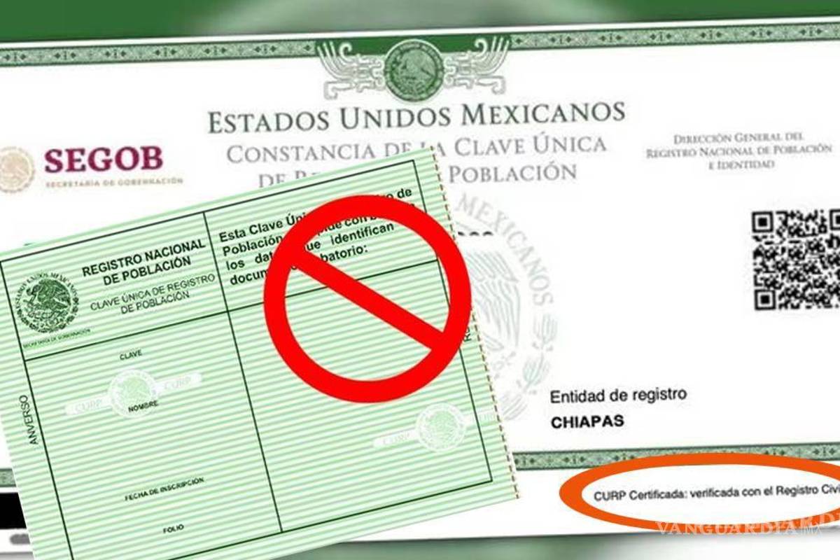 ¿Tienes que actualizar tu CURP?... cómo la puedo tramitar, corregir e imprimir en PDF