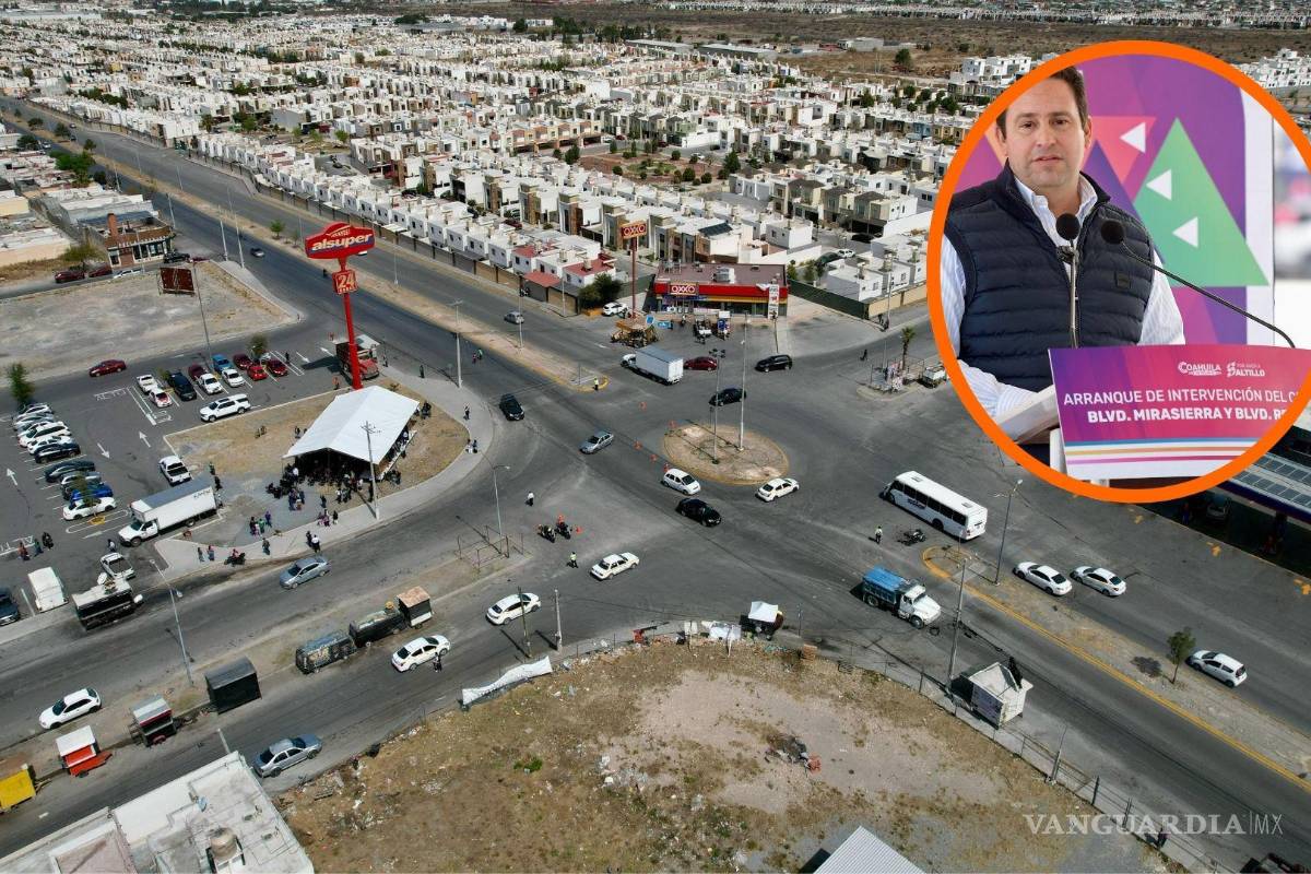 Saltillo: inician obras para aliviar congestionamiento vial en Mirasierra