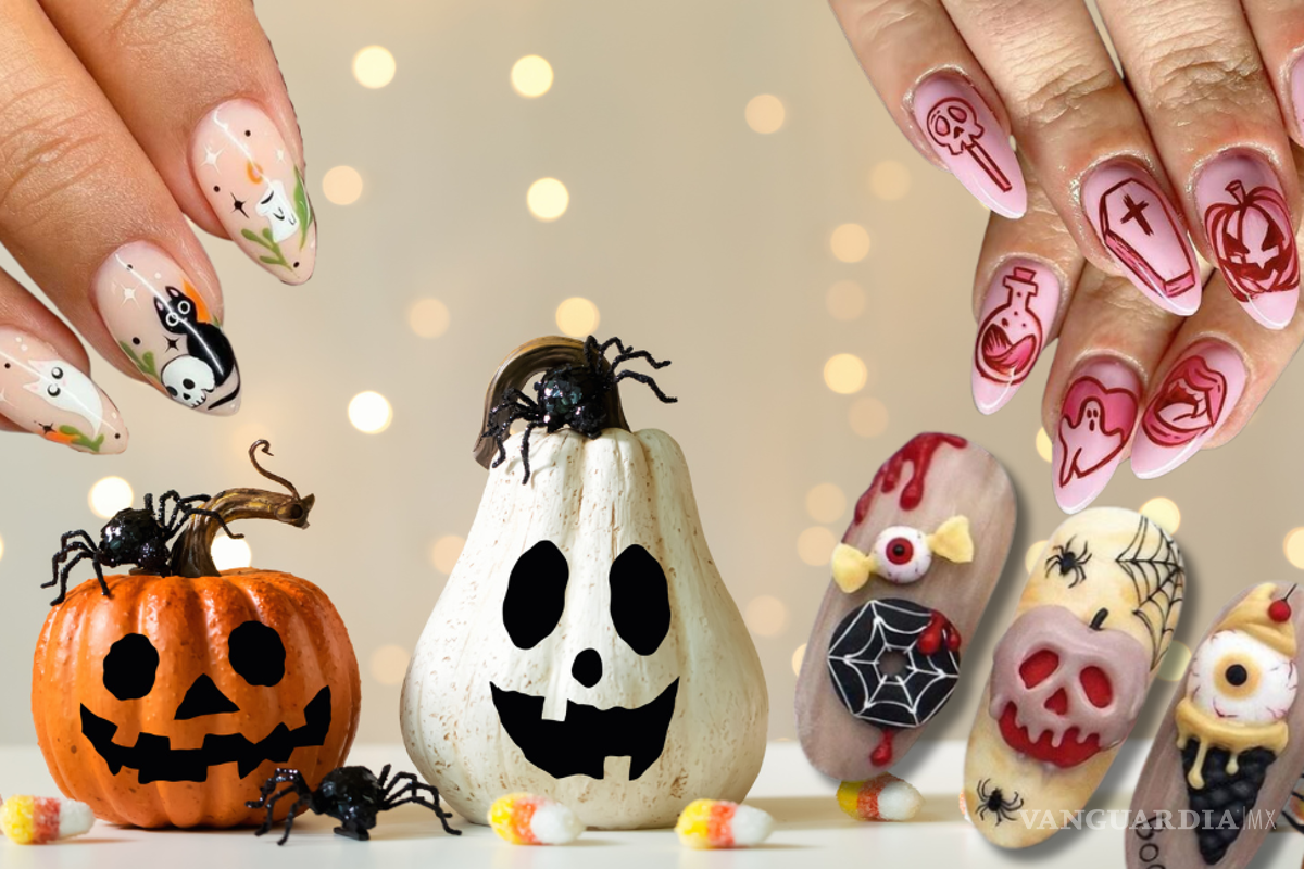 15 diseños de uñas inspirados en Halloween para ser la sensación este 2024