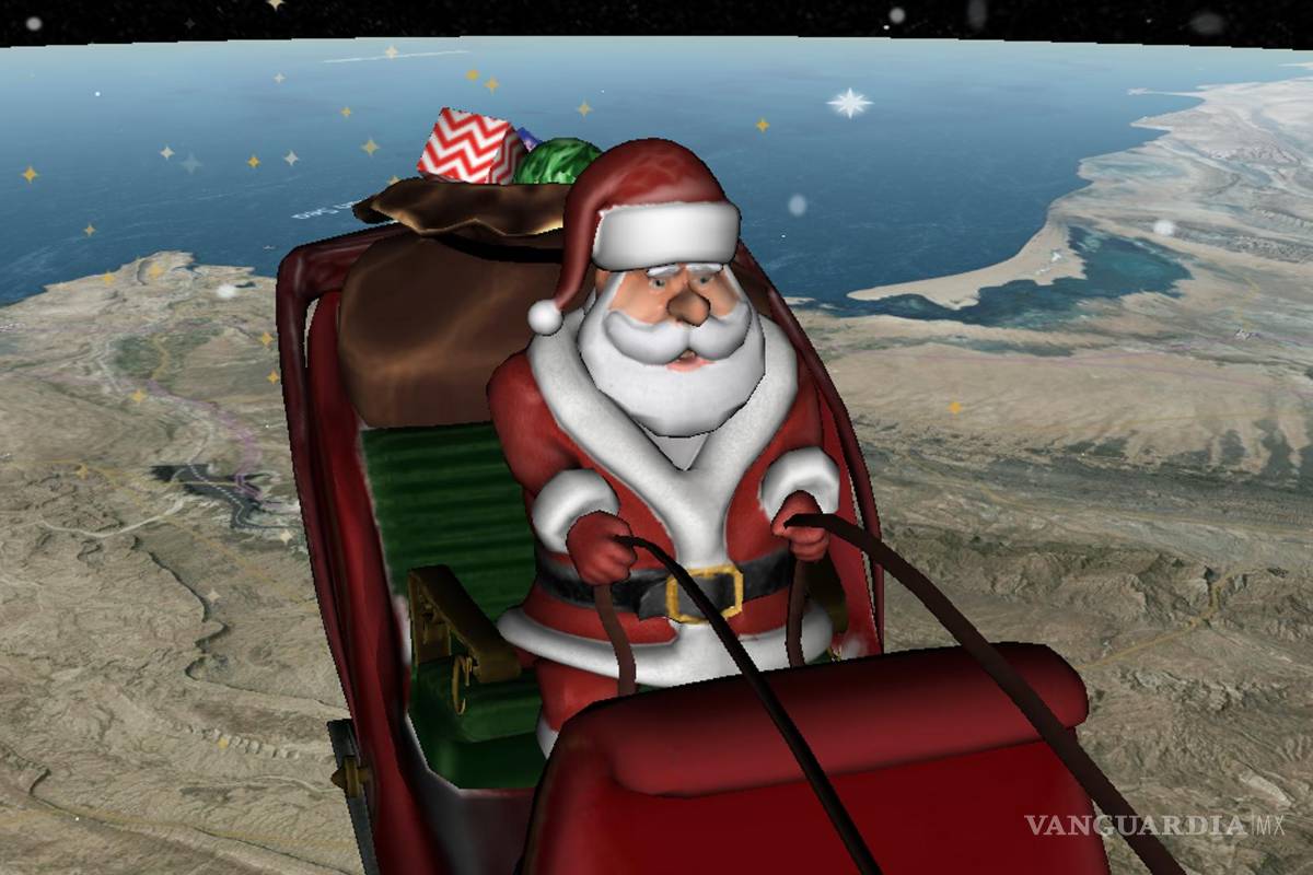 La app que utiliza satélites de la NASA para rastrear el camino de Santa Claus