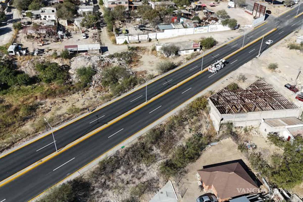 Acuña moderniza libramiento José de las Fuentes, vialidad clave para su desarrollo urbano