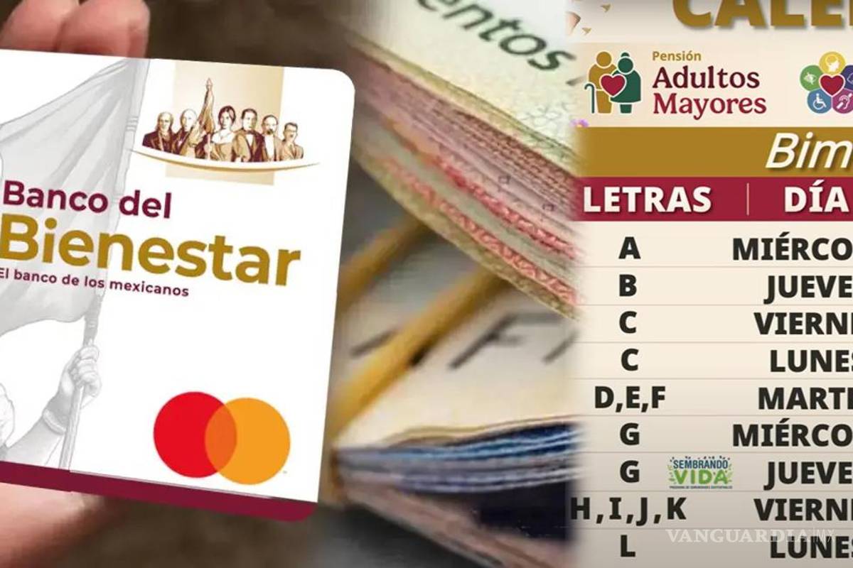 Pensión del Bienestar... ¡Ya hay calendario del pago de los 6 mil 200 pesos! Será del 7 al 30 de mayo de 2025 por apellidos