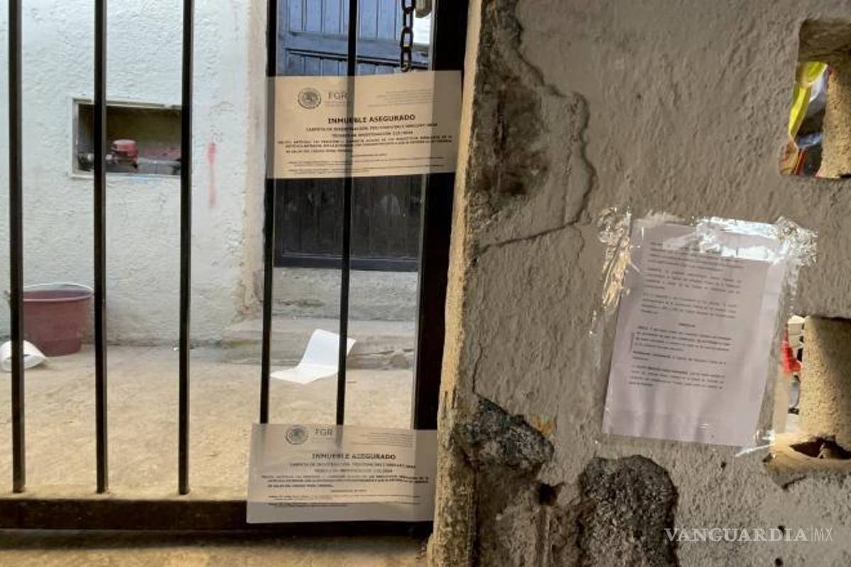 $!El inmueble asegurado en la operación quedó bajo la investigación de la FGR.