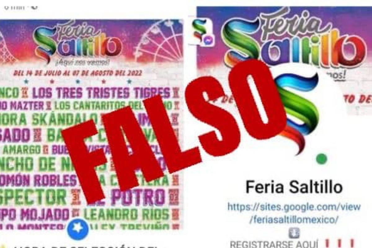 Alerta Feria Saltillo por perfil falso en Facebook que solicita datos personales