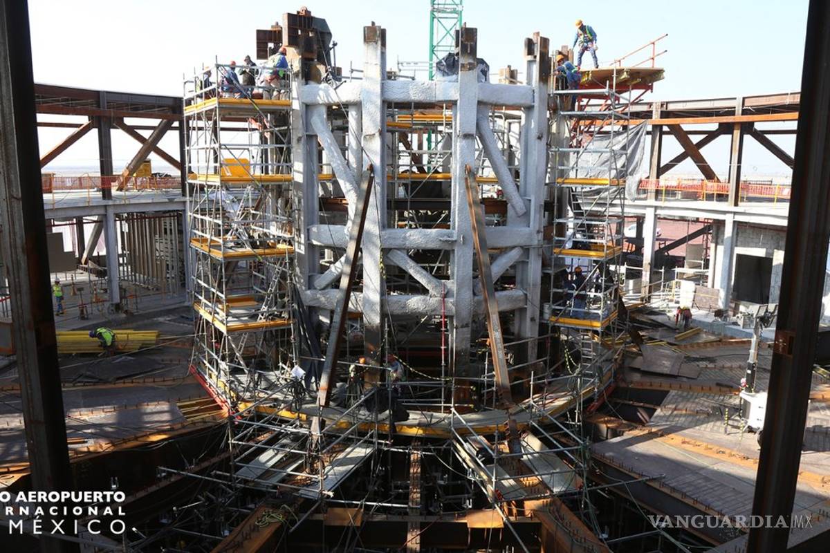 Nuevo Aeropuerto Internacional de México, NAIM, 31.5% en construcción