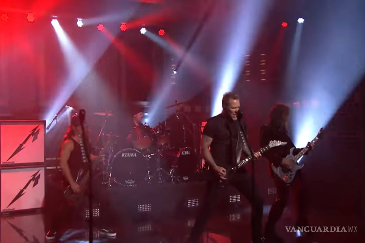 Metallica toca nuevo tema con Jimmy Fallon