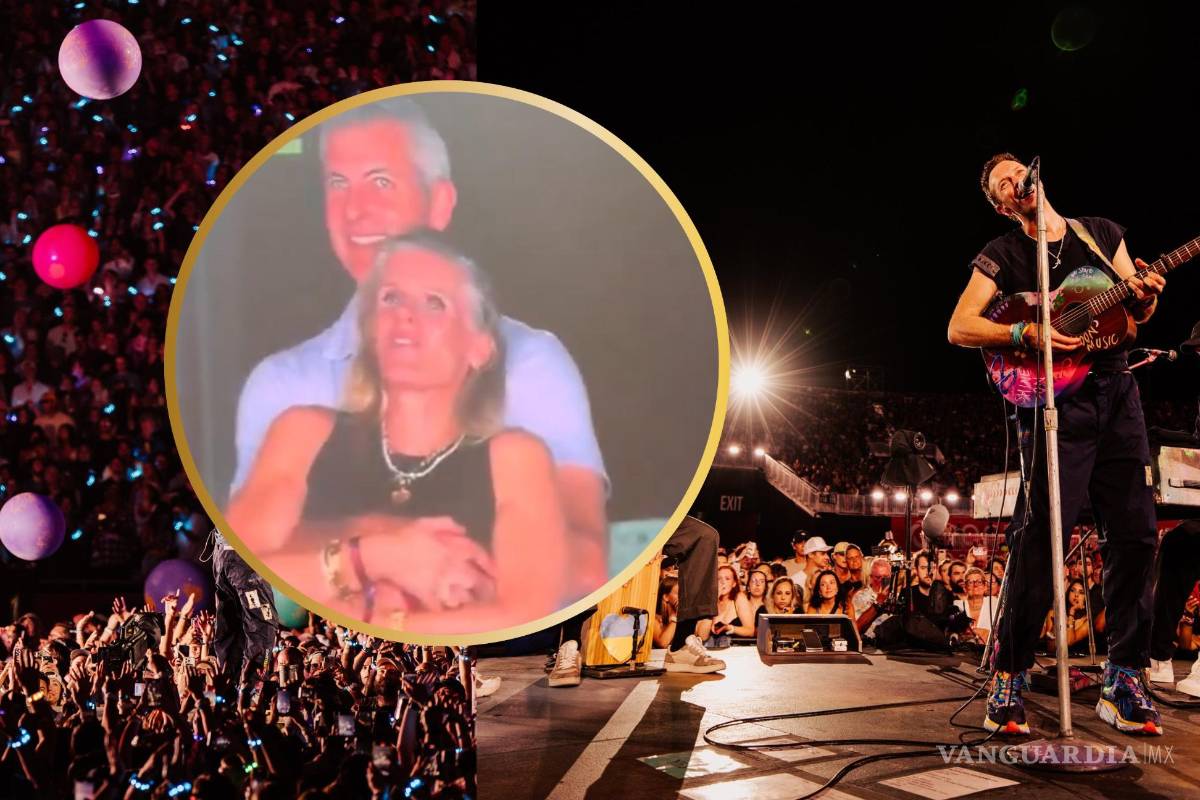 ¡Tu compa el salado! Destapan en concierto de Coldplay infidelidad de empresario con su empleada