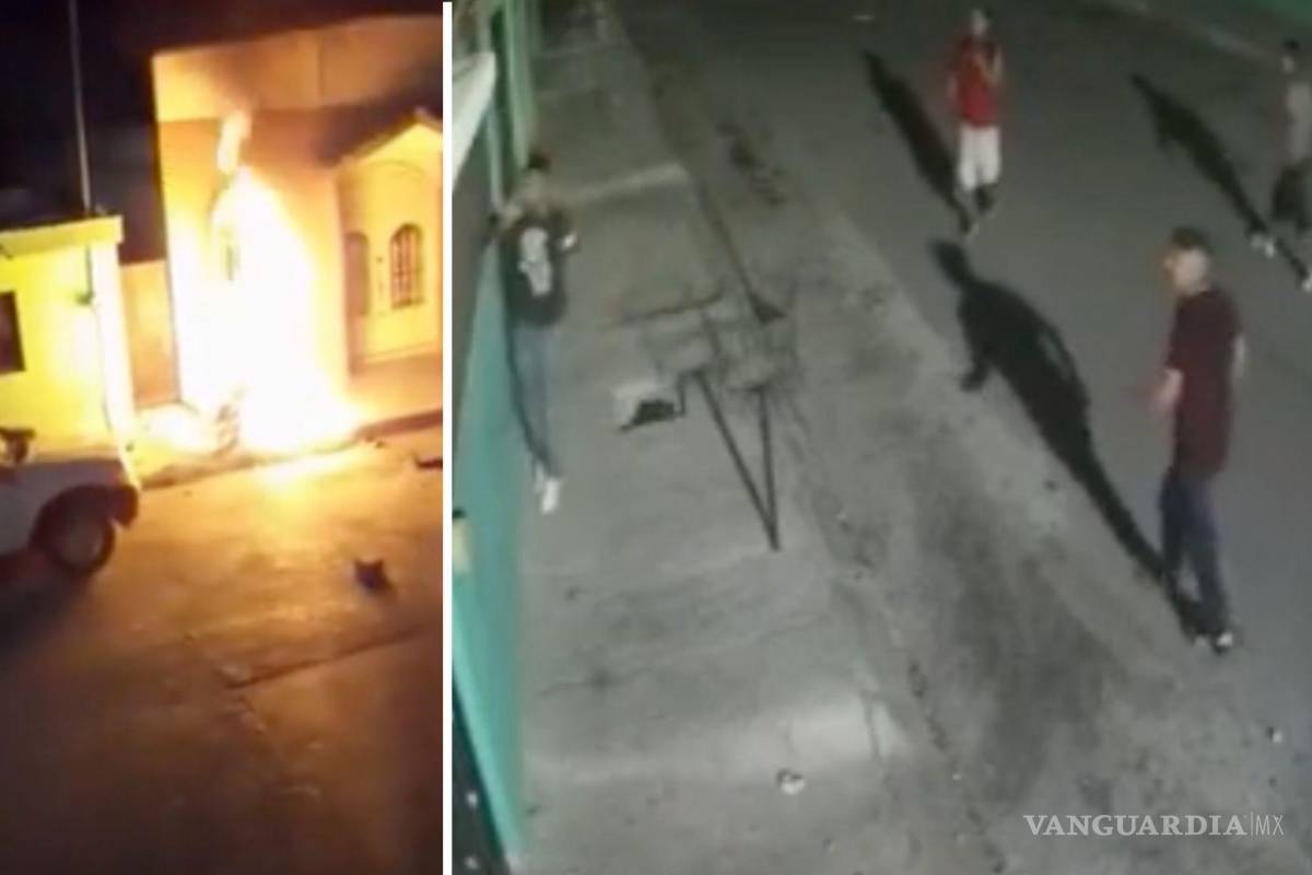 Captan en video a pandilleros apedreando domicilios en la colonia Vicente Guerrero de Saltillo