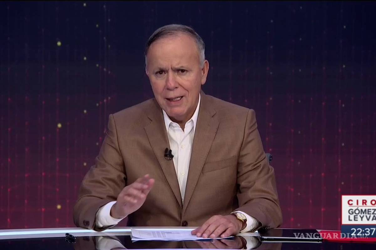 AMLO “cada día es más artero, más agresivo”: Ciro Gómez Leyva