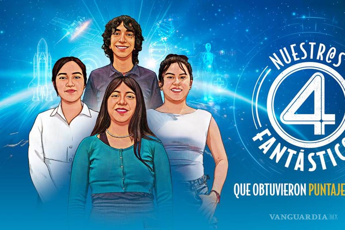 Presenta UNAM a sus ‘Cuatro Fantásticos’ del examen de admisión