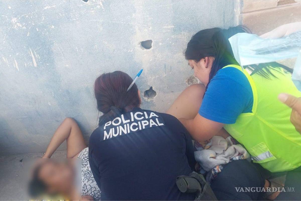 Policías de Torreón asisten con éxito el nacimiento de una bebé en Rancho Alegre