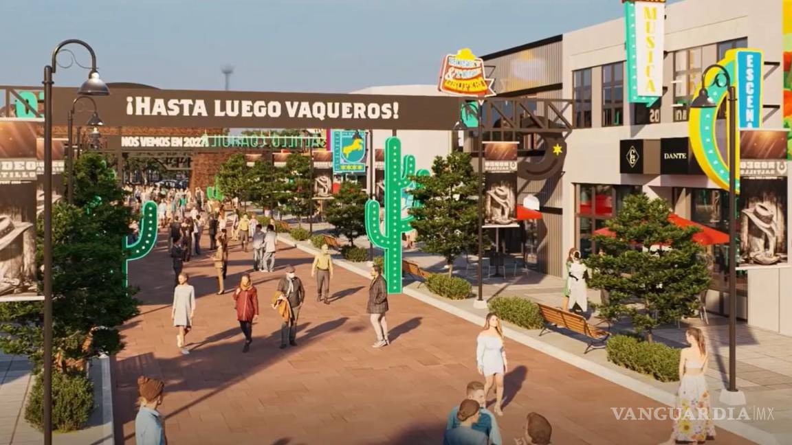 $!Al ingresar, los visitantes serán recibidos por el Distrito Vaquero, donde se concentrarán restaurantes, bares, tiendas, taquillas y servicios de atención al público.