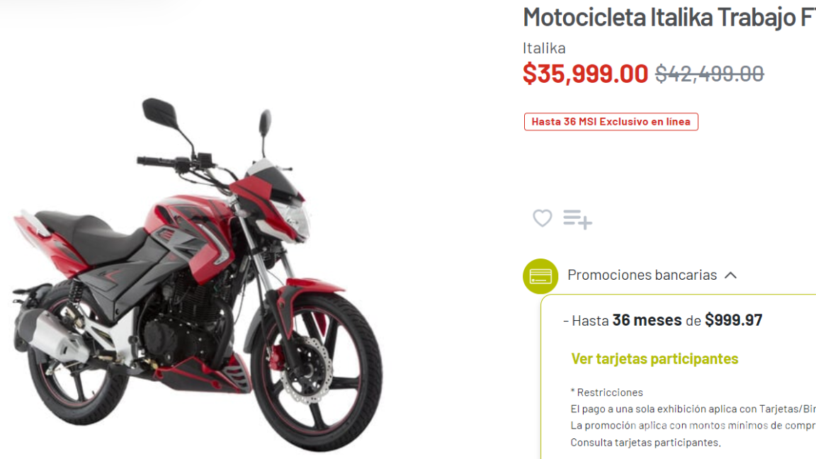 $!Estas son las motocicletas con mejores descuentos de Julio Regalado en Soriana