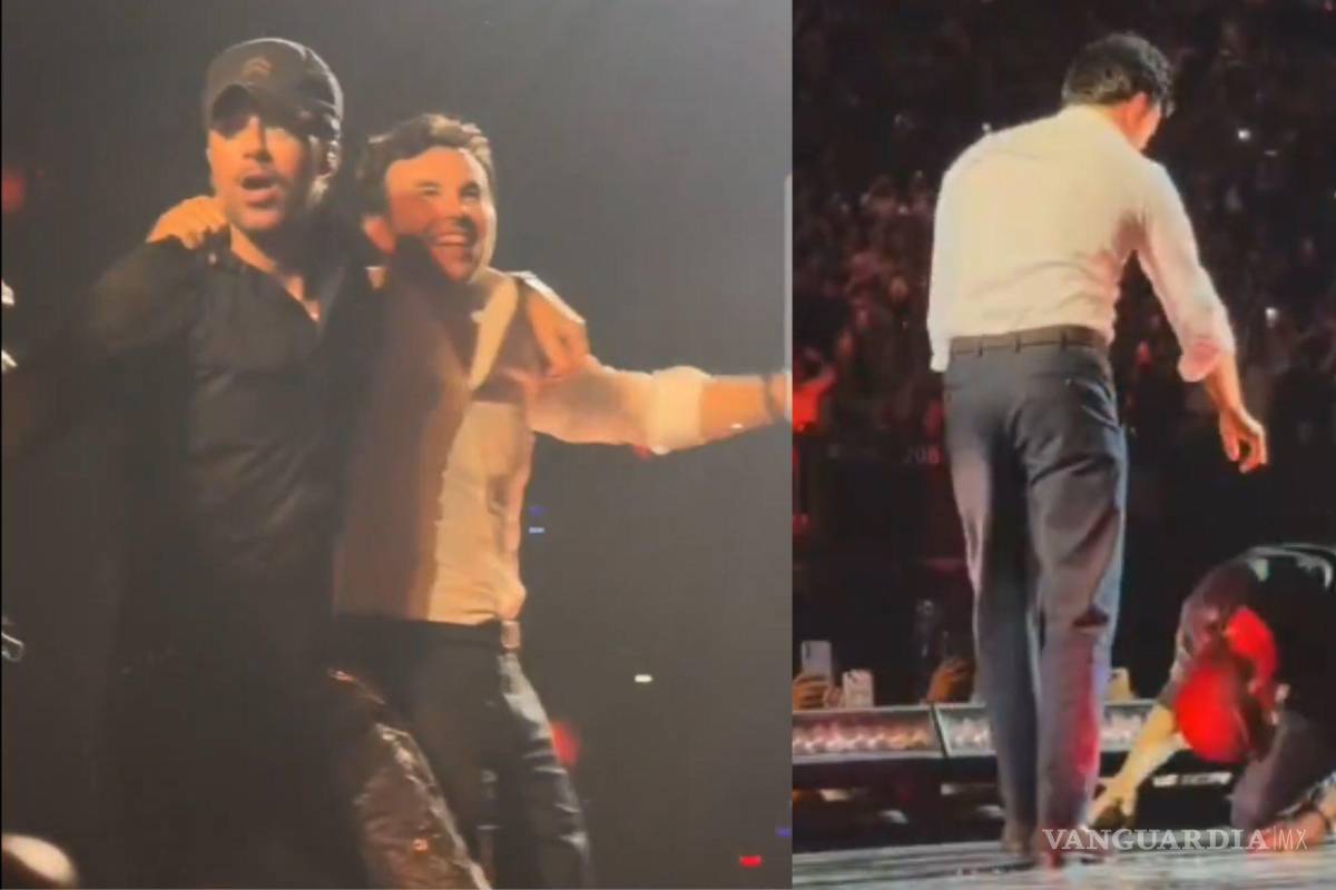 Pasa Checo Pérez ‘una experiencia religiosa’ junto a Enrique Iglesias en Guadalajara y lo pone de rodillas