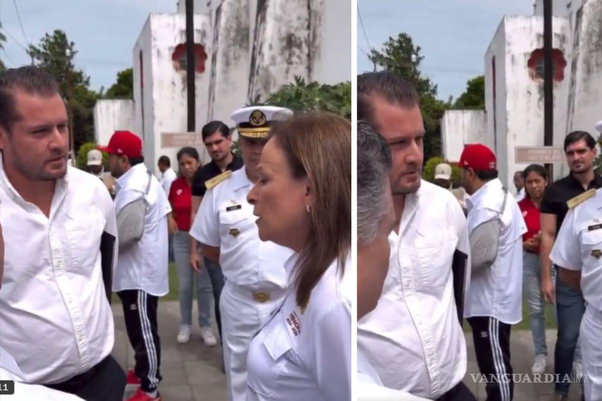 Gobernadora Rocío Nahle se viraliza por regañar a funcionario en público: ‘Tú no puedes firmarle a nadie’ (VIDEO)
