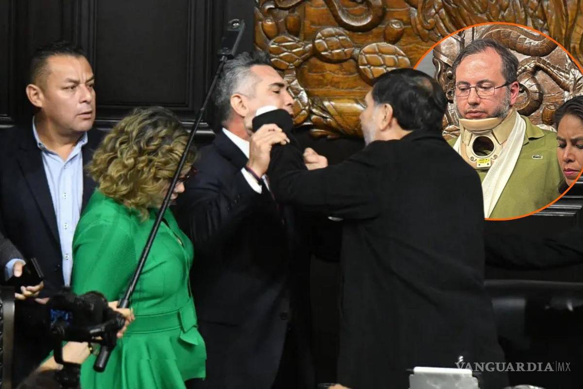 ¿Montaje? Exhiben en redes incongruencias en lesiones de trabajador herido durante riña ‘Alito’ vs. Noroña