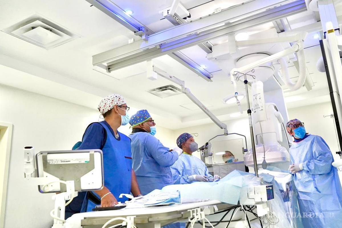 $!Las cirugías se realizaron en la sala de hemodinamia del Hospital General y los pacientes fueron hospitalizados en el Hospital Materno Infantil.