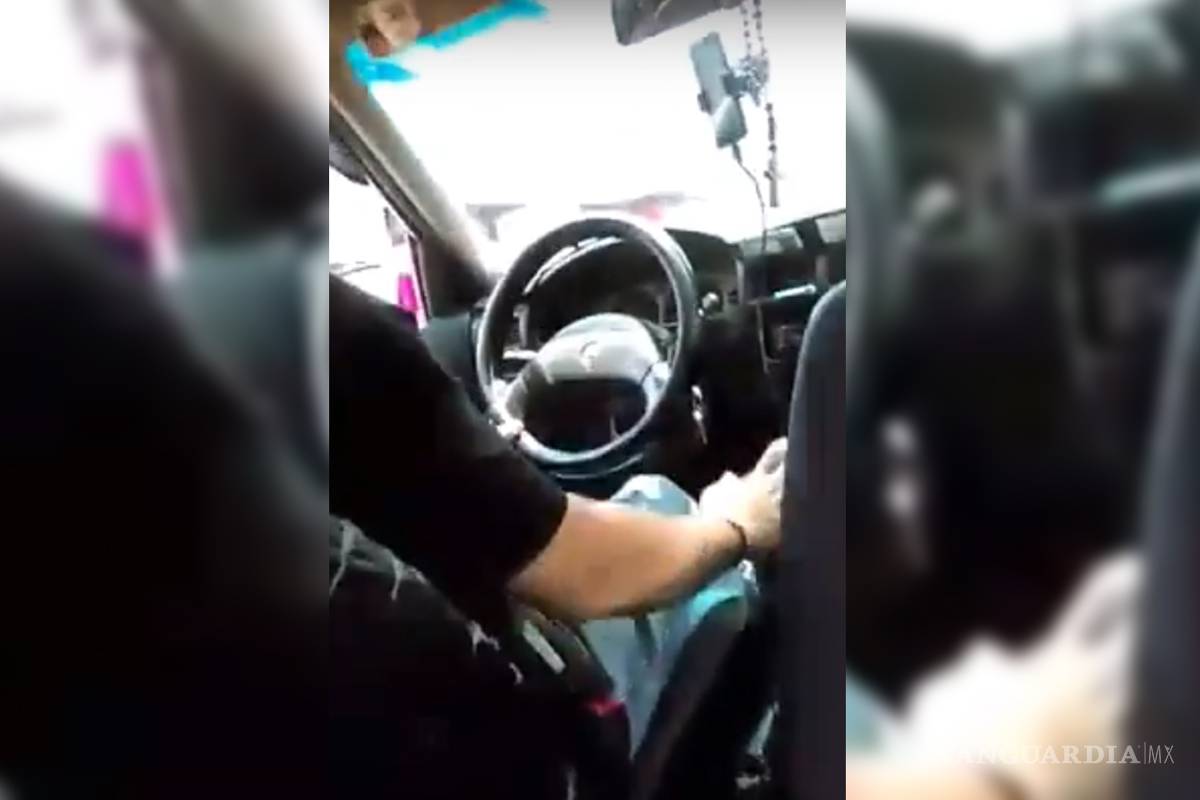 Taxista acosa sexualmente a mujer en CDMX y ella lo graba (VIDEO)