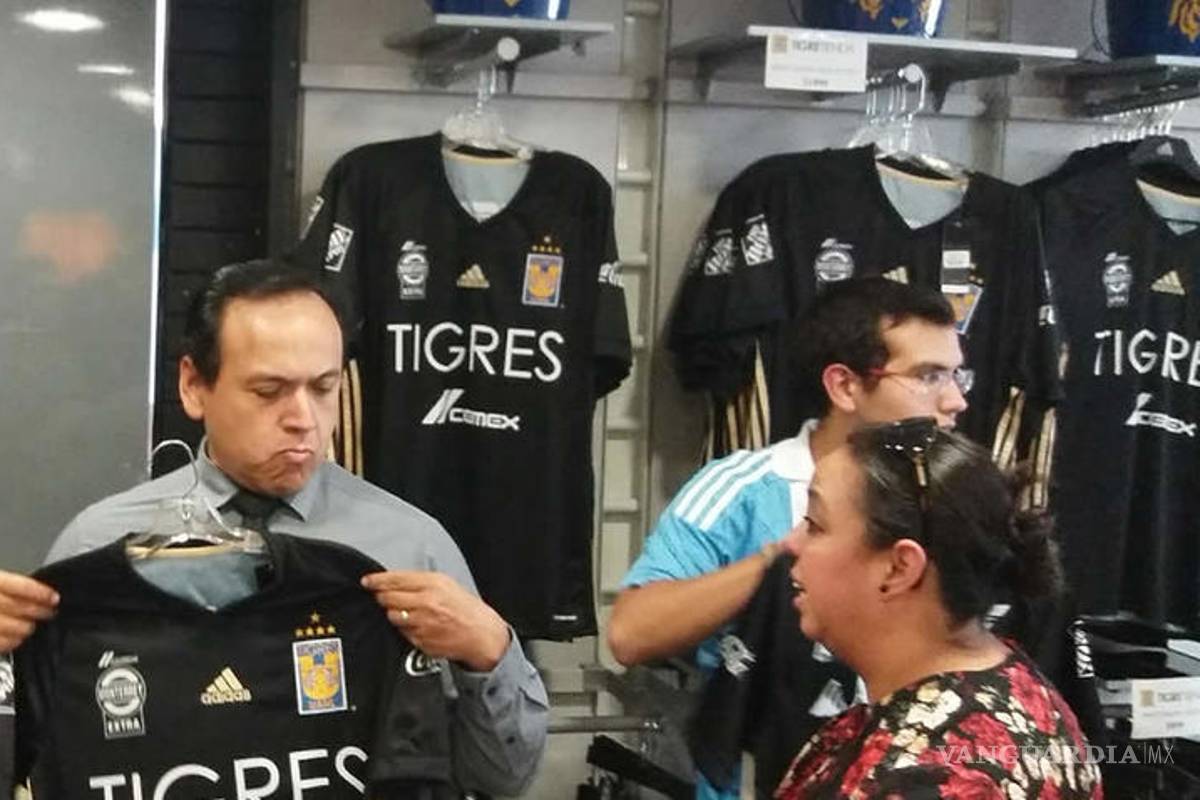 Jersey de gala de Tigres ya comienza a escasear
