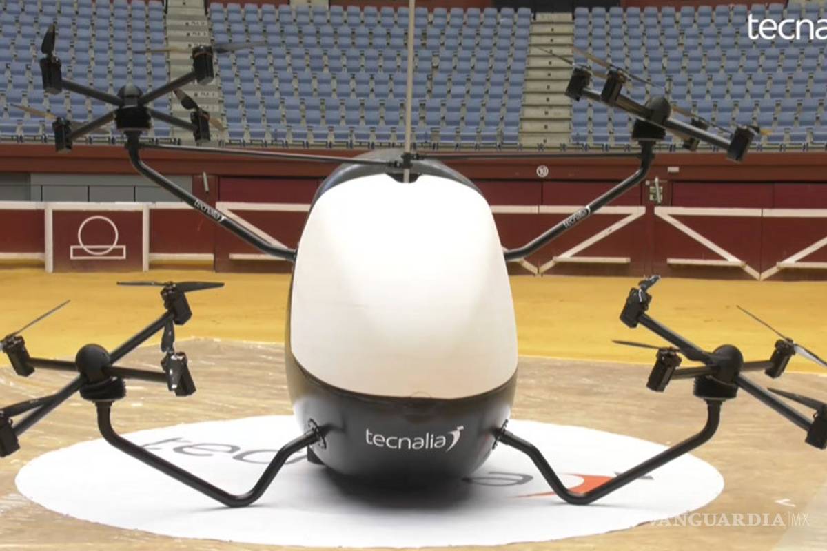 Crean prototipo español de aerotaxi sin piloto