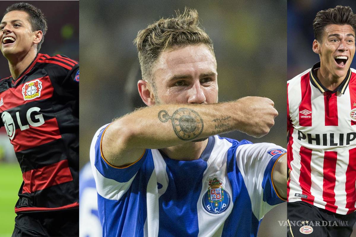 Chicharito, Layún y Moreno, destacan en el 11 ideal de Hispanoamérica en Champions