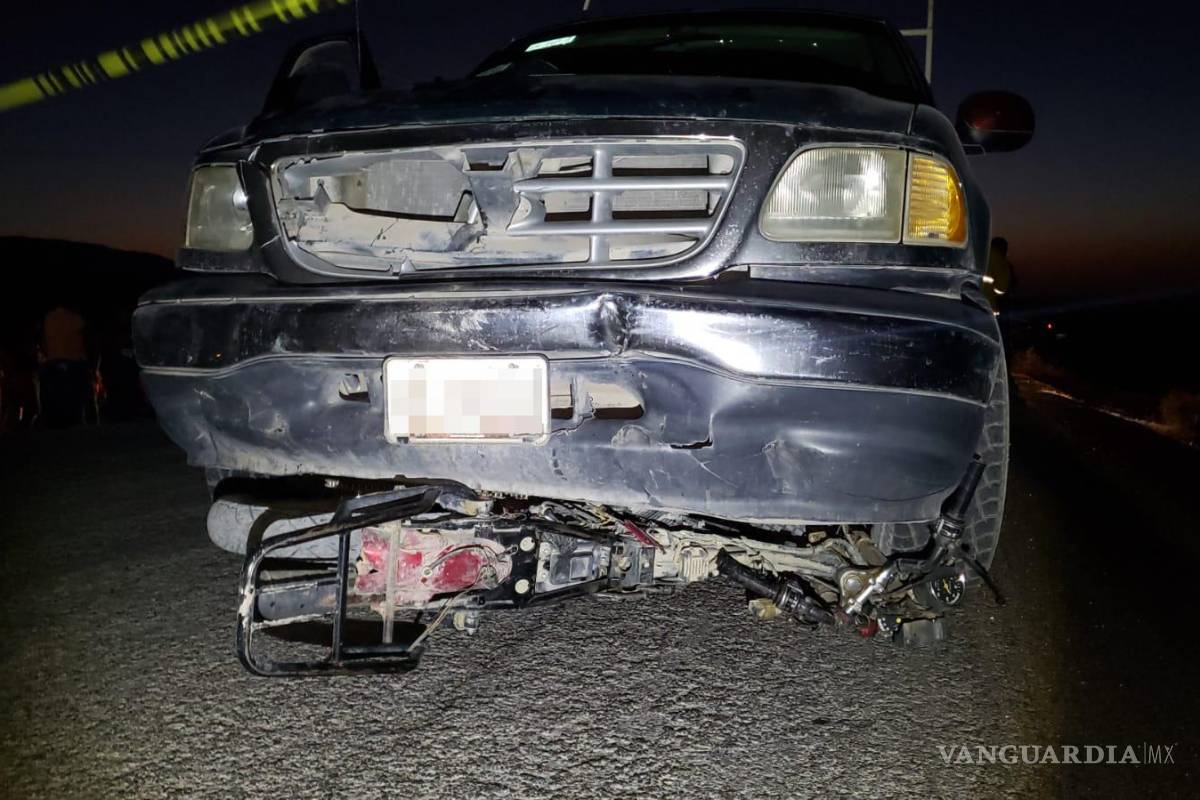 Tras accidente en motocicleta, muere abuela y su nieto menor de edad en la Parras-General Cepeda