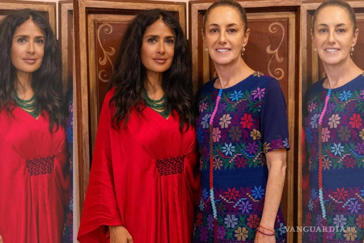 Pide Salma Hayek a Sheinbaum impulsar incentivos para fortalecer la industria del cine en México