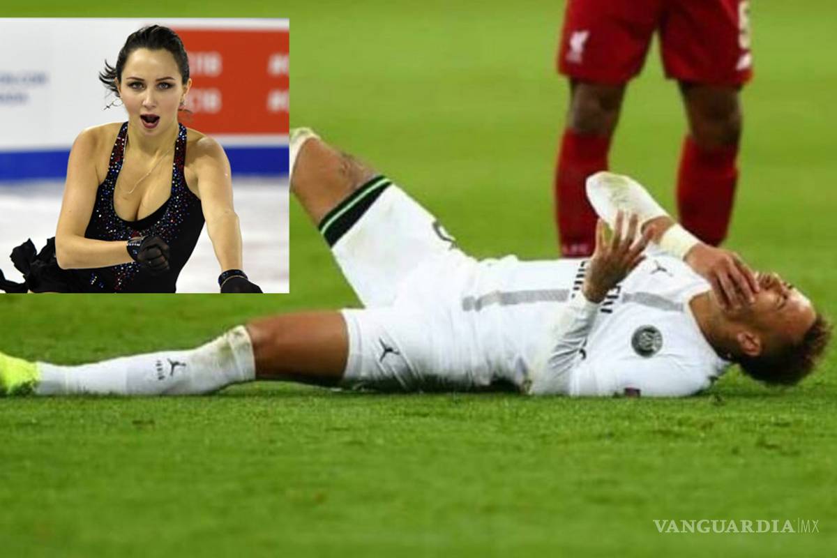 Patinadora de hielo asegura que ha caído menos veces en su carrera, que Neymar en 90 minutos