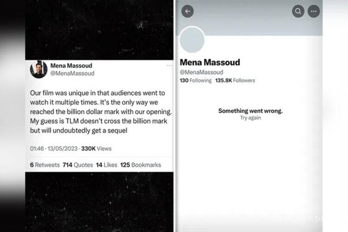 $!El mensaje condenó la estadía del actor en Twitter.