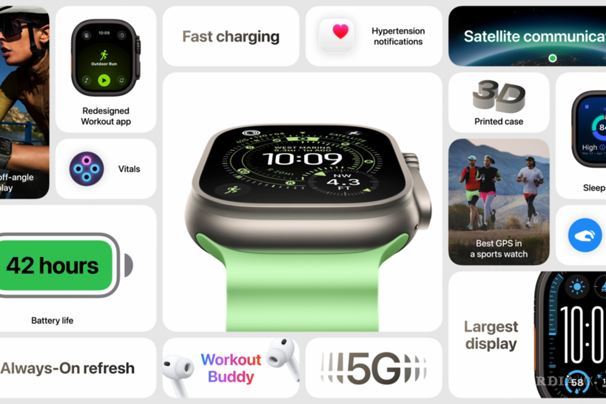$!Llega el Apple Watch Series 11 y el Apple Watch Ultra 3: conectividad satelital, batería extendida y nuevas funciones