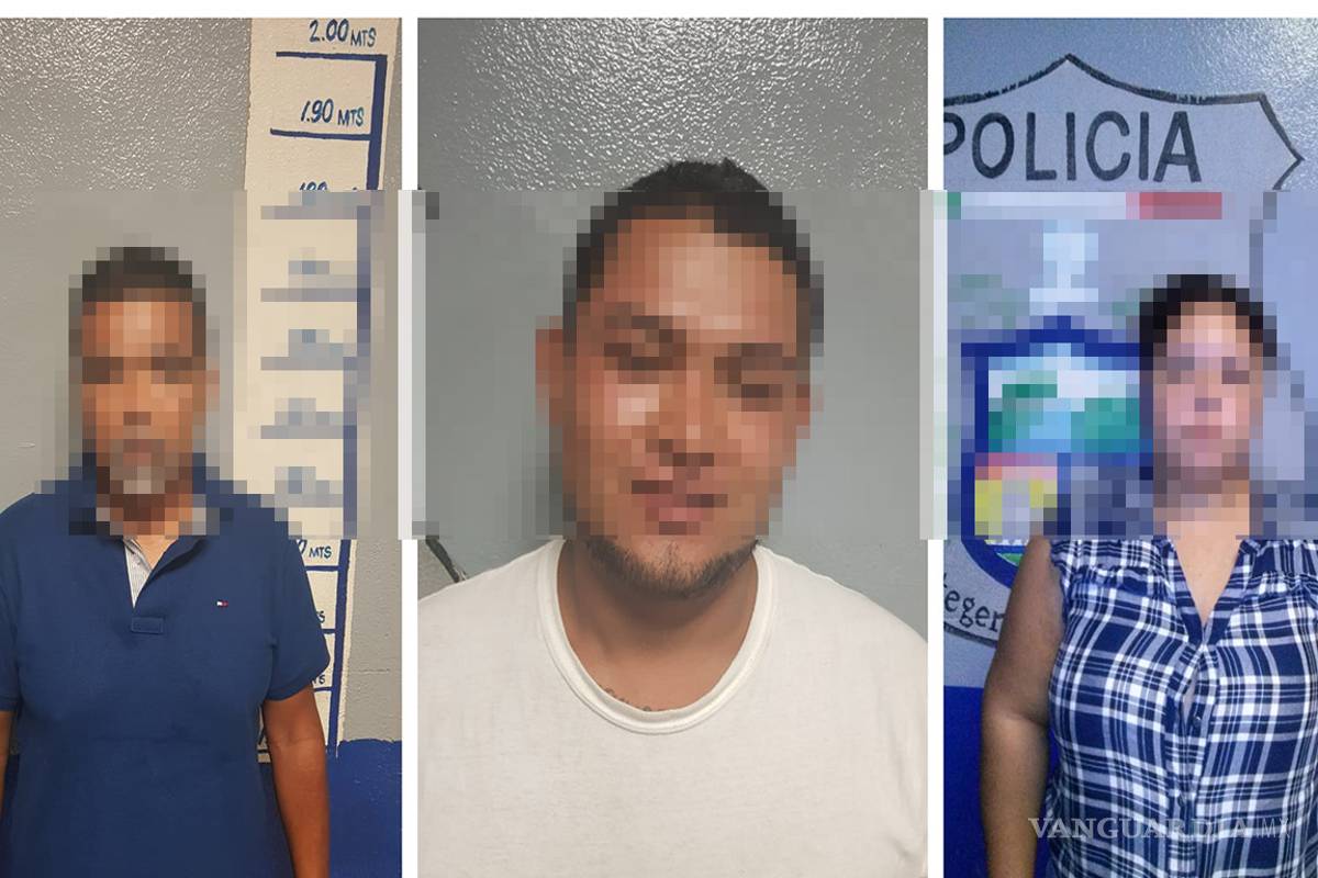 Policía de Monclova detiene a tres personas por robo en centros comerciales