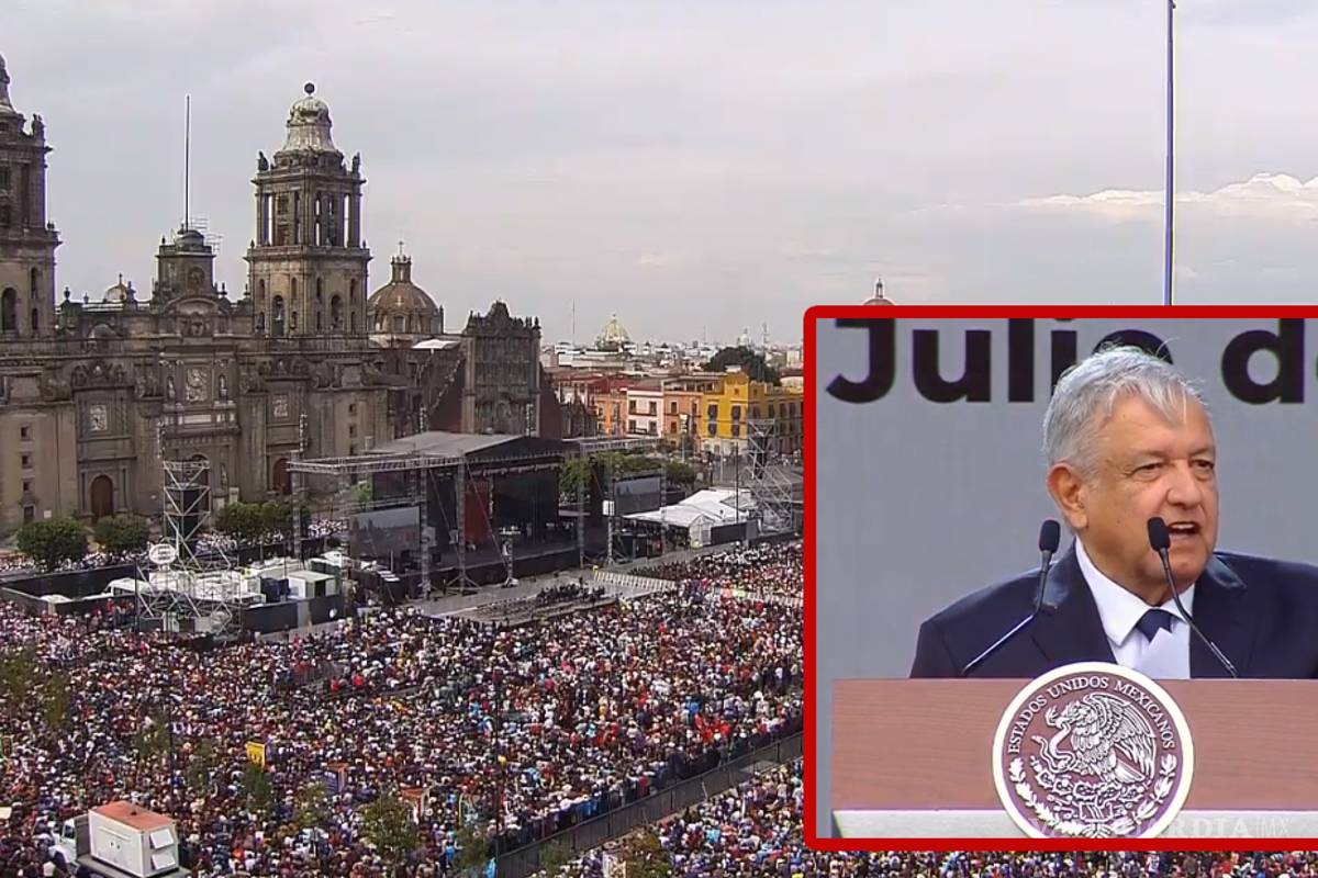EN VIVO: Andrés Manuel López Obrador ofrece informe de actividades desde el Zócalo de la Ciudad de México