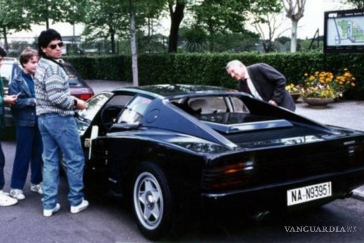 Maradona y la historia del Ferrari negro