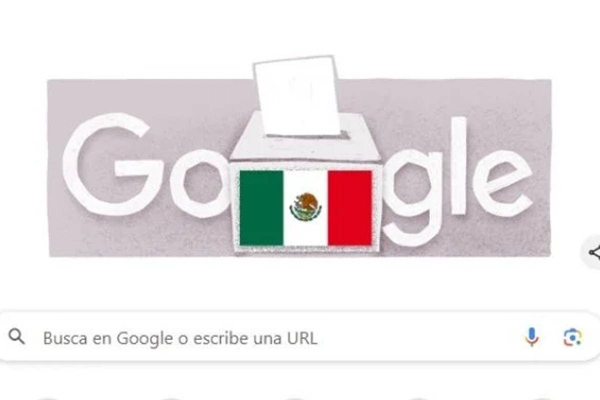 Google dedicó su doodle a las elecciones en México